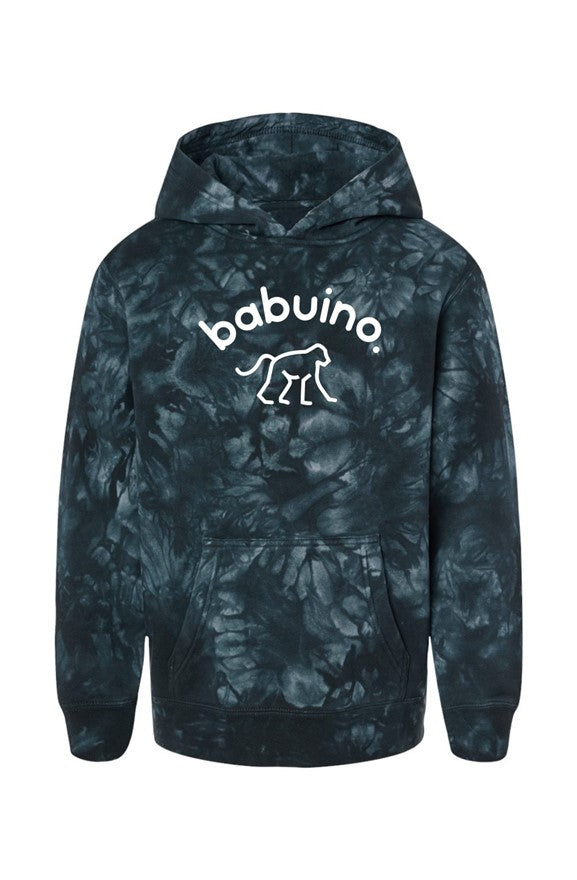 Youth Black Tie Dye Hoodie